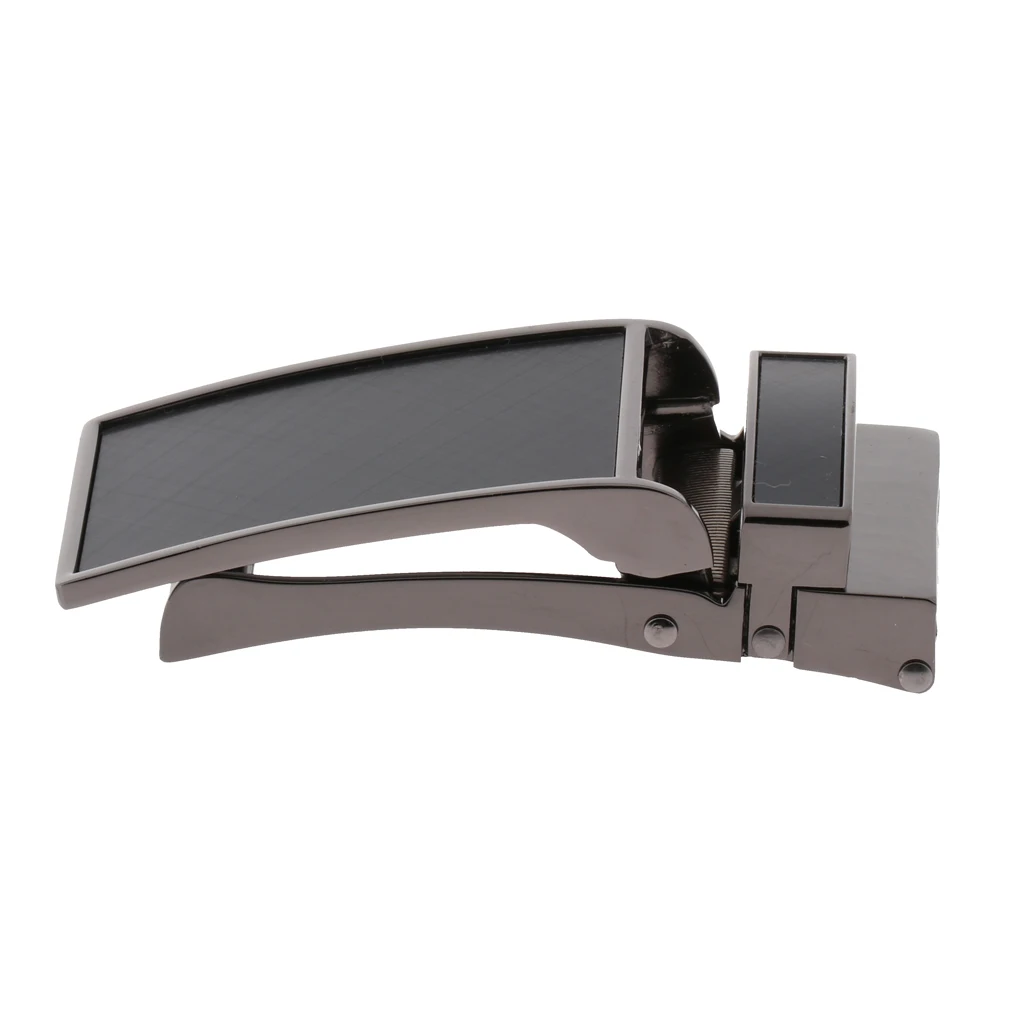 Mens Belt Buckle Automatic Slide Click Buckle Ratchet Leather Belt Buckle 3.6cm