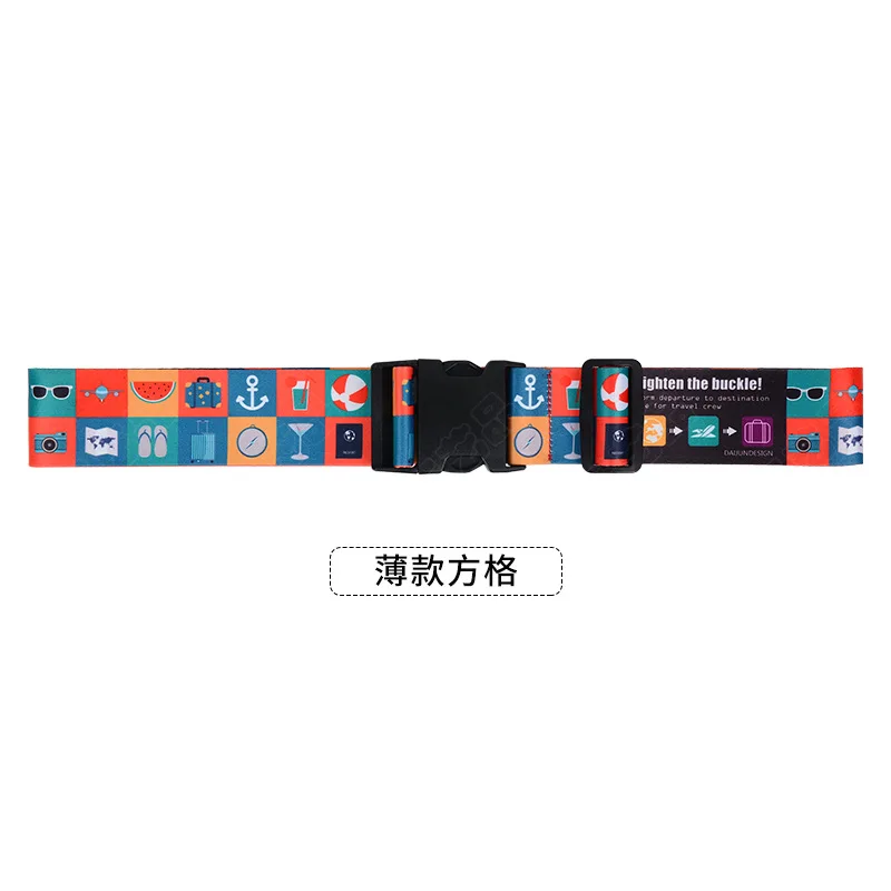 3 Дорожные аксессуары 175 см длина багажный ремень Регулируемый Дорожный чемодан нейлоновый ремень багажные ремни бирки аксессуары для путешествий - Цвет: 3