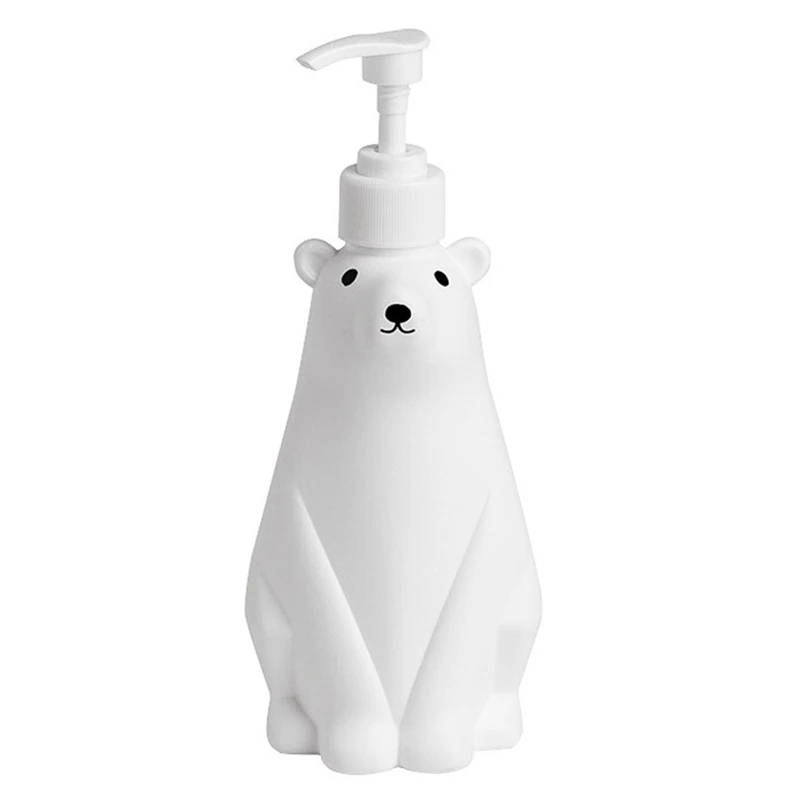 Shower Gel Dispenser with Polar Bear,Shampoo Container,Lotion