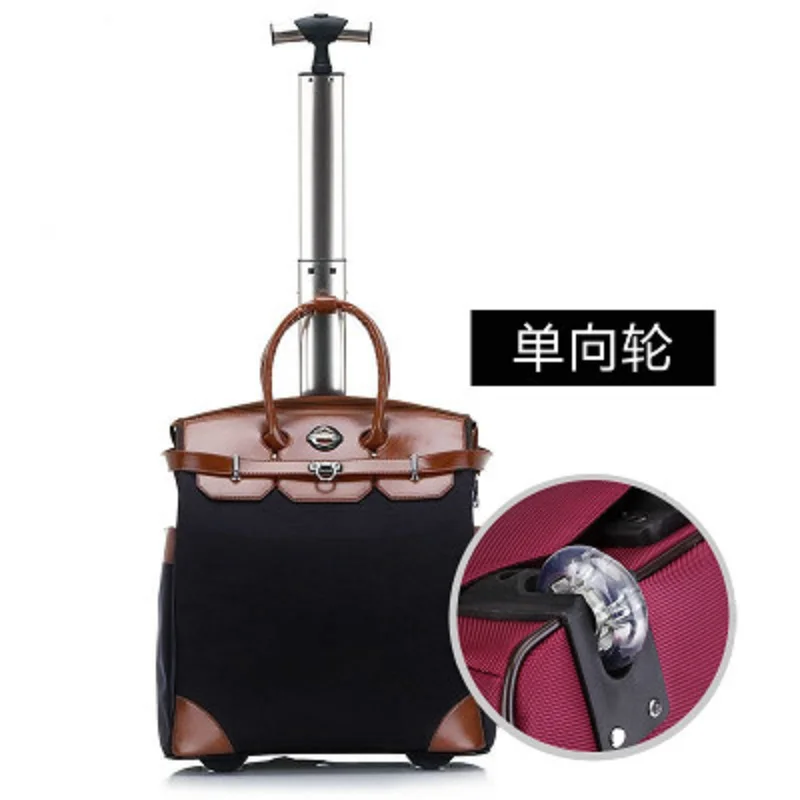 Обеспечивает простоту переноски Портативный оксфордская сумка может сесть на коротких поездок прокатки Чемодан Spinner бренд дорожного чемодана