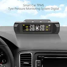 Aliexpress - Smart Car TPMS Tire Pressure Monitoring System Solar Power Digital TMPS LCD Tire Pressure Sensor Display USB Auto Security Alarm