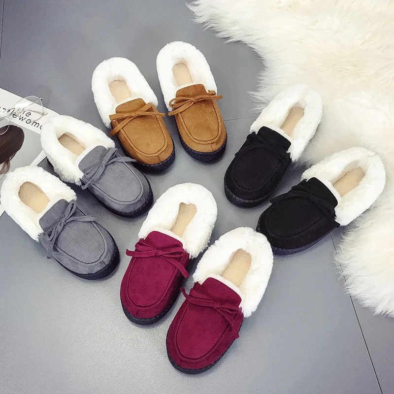 Shoes Lace Up Boots Luxury Designer Flat Heel Booties Ladies Round Toe Australia Bootee Woman Winter Women Low Heels