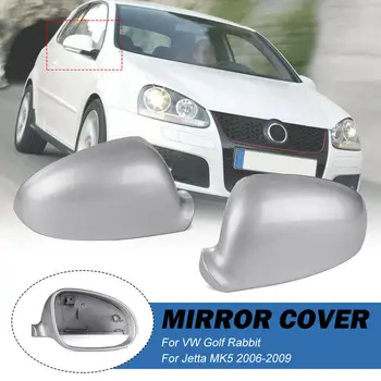 

For VW Golf MK5 2006 2007 2008 2009 2010 1K0857538/1K0857537 Car accessories Replacement Silver Rearview Side Wing Mirror Cover