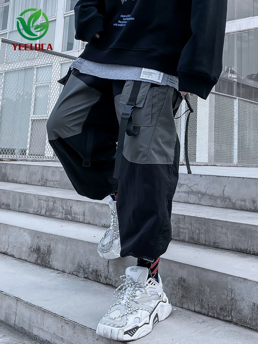 Мужские тактические брюки в стиле хип-хоп цветные комбинезоны с карманами