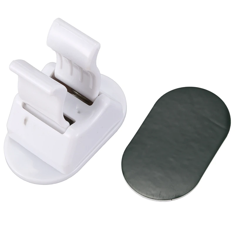 

Fashion-Home adhesive support Broom ladle handed Wall clip hook white