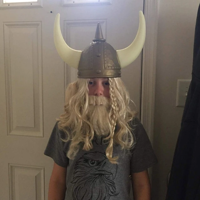 Novelty Viking Helmet Pirate Halloween Costumes Hat Festival Party Strange Hat 5