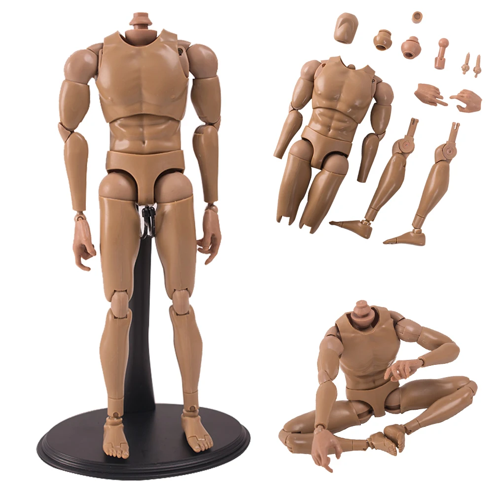 В магазине 1/6 Sca аксессуары для экшн фигуры мышечный человек солдат V8 Joint Move men t