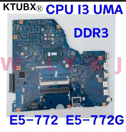 Для Acer ASPIRE E5-772 E5-772G Материнская плата ноутбука 14276-1M материнская 448.04X08.001 Процессор