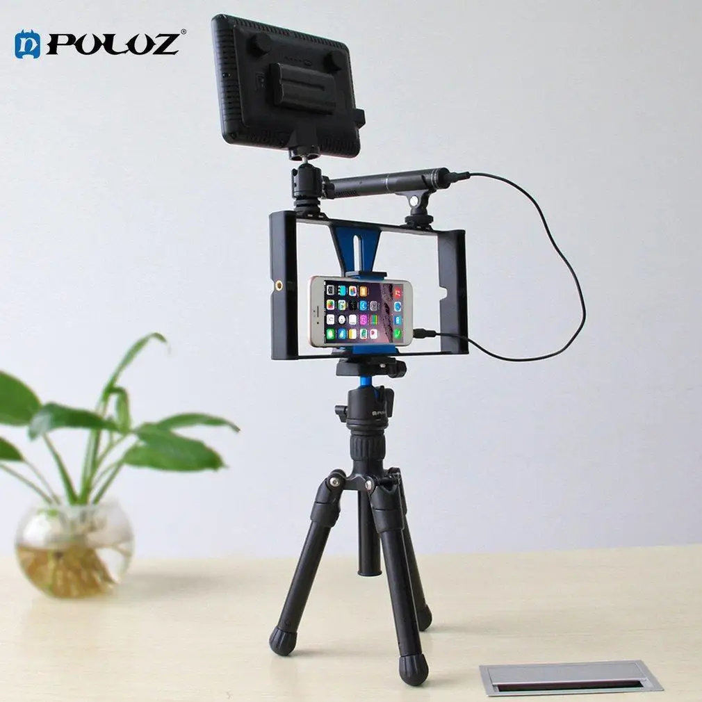 PULUZ PU3007 ручной кронштейн видеокамеры для мобильного телефона видео съемки LN