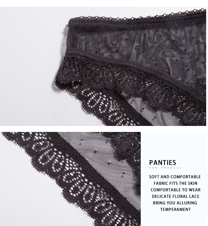 Sexy lace gathered bra thin section beautiful back underwear female bra bra set black adjustment type sexy bra panty set