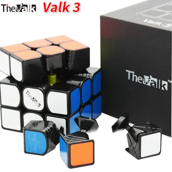 

Qiyi Mofangge 3x3x3 Valk 3 3x3x3 Black MAGIC CUBE Stickerless Speed Cube Valk3Cubo Magico Professional Funny Toys for Children