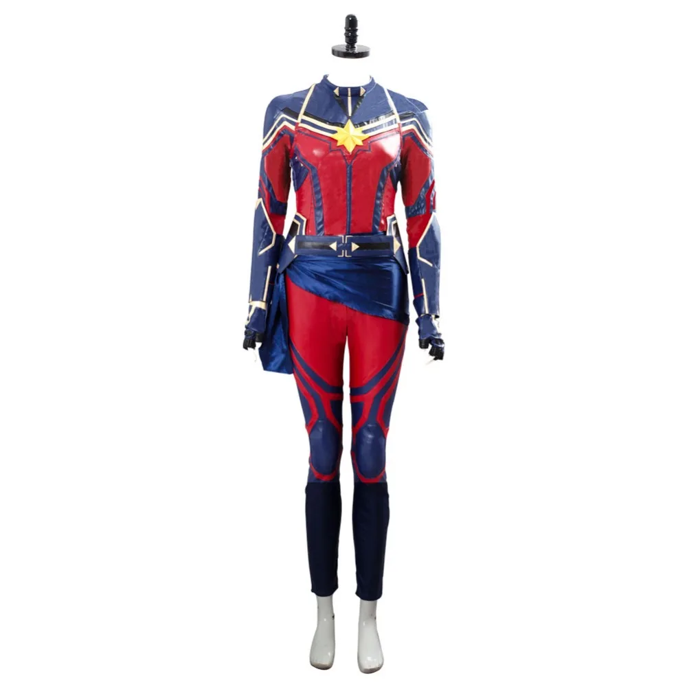Мстители эндигра Марвел Капитан Carol Danvers косплей костюм униформа взрослый костюм