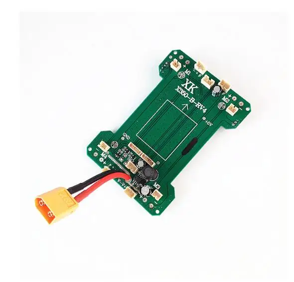 Wltoys XK X350 RC Квадрокоптер запасные части лопасти двигателя ESC винт посадочный корпус светильник плата питания F светильник пульт дистанционного управления и т. д - Цвет: 1pcs Power Board