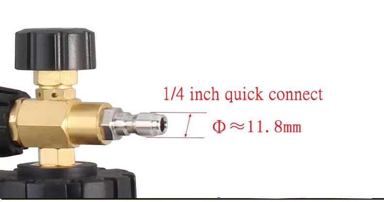 Пенный пистолет высокого давления, пенная насадка для очистки снега, пенообразователь, обновленная Распылительная насадка 1/4, быстрый разъем для Karcher 1L, автомойка
