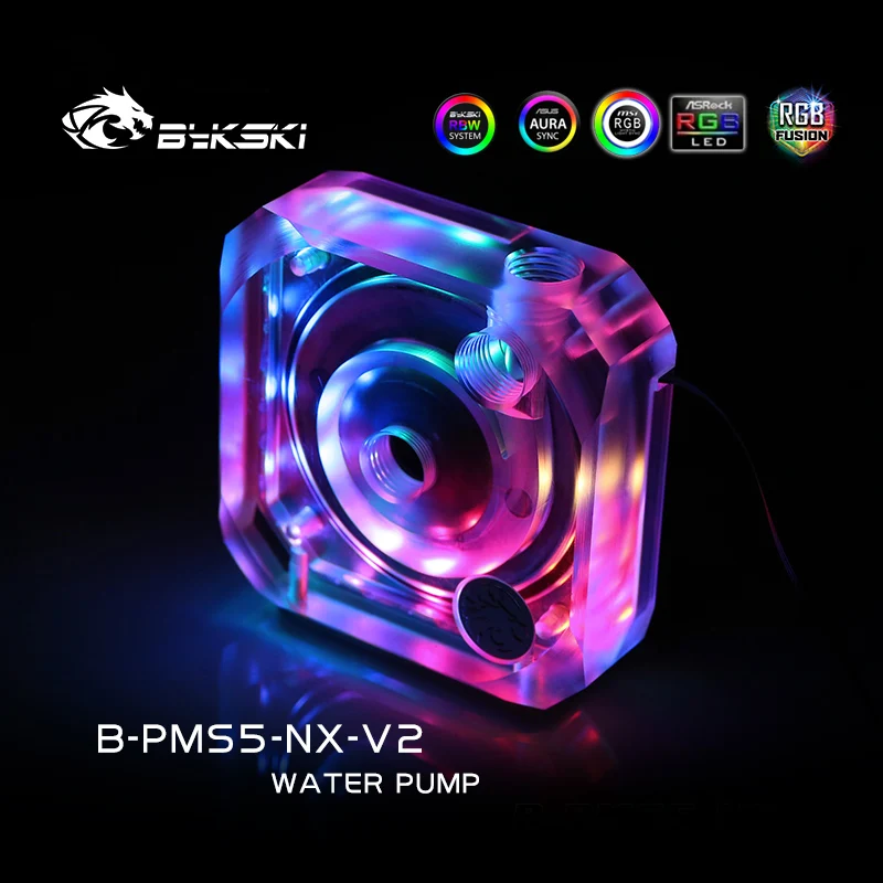 Bykski B PMS5 NX KJ PWM Armor Pumps насос серии D5 максимальный расход 1100л/ч Максимальный подъем 3