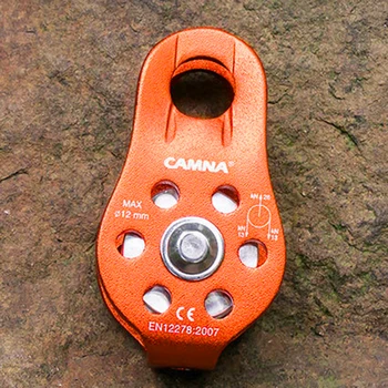 

1 X Outdoor Bearing Lifting Rock Climbing Fixed Rope Pulley Equipment Portable