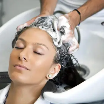 

Barber Accessories Salon Spa Hair Washing Sink Shampoo Bowl Neck Rest Pillow Cushion Gripper Hair Diffuser For Curly