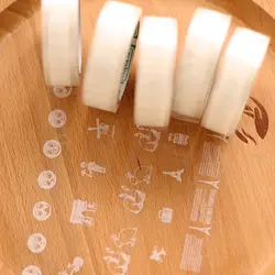 Прозрачная Кружевная лента 10 м DIY планировщик маскирующая лента декоративная клейкая лента наклейки с лентами для школы офисные