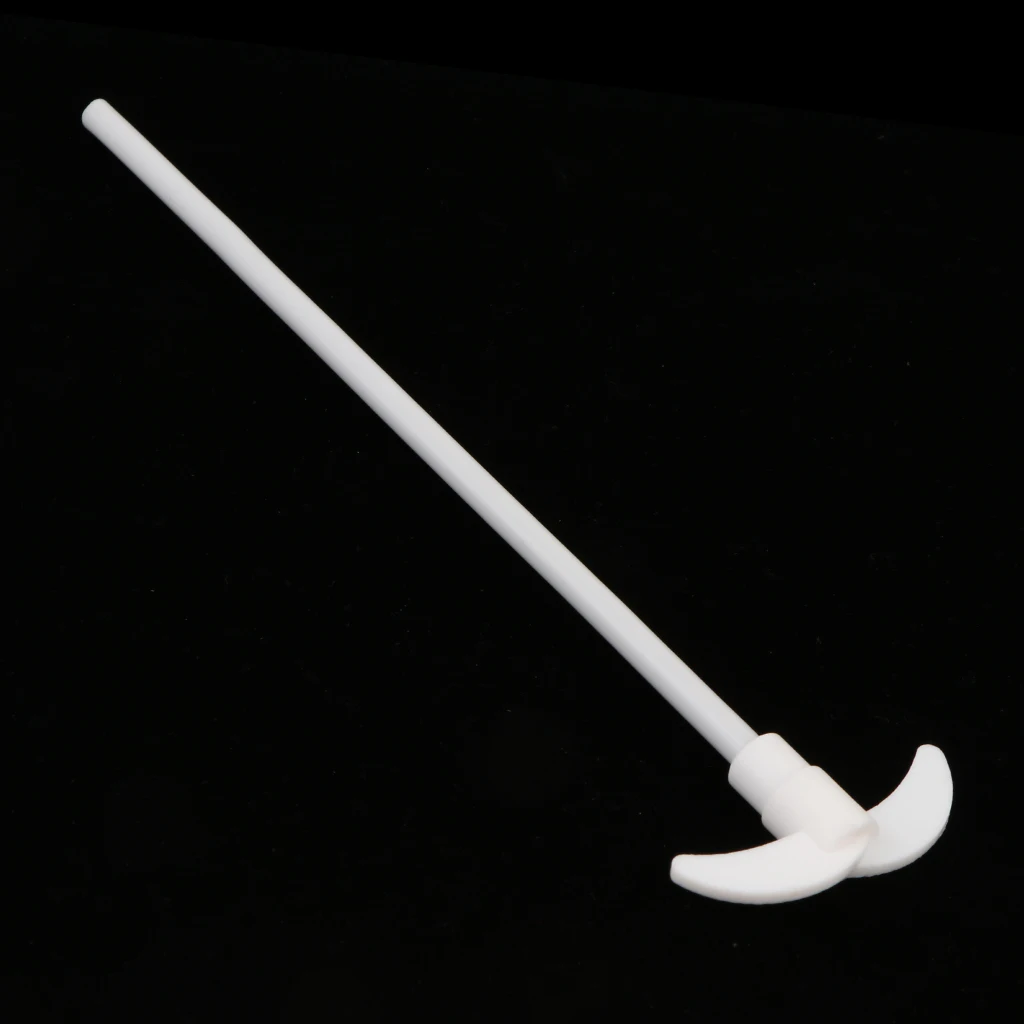 PTFE Stirrer Mixer Shaft with Foldable Paddles, Stirring Rods for Science Laboratory Experiment