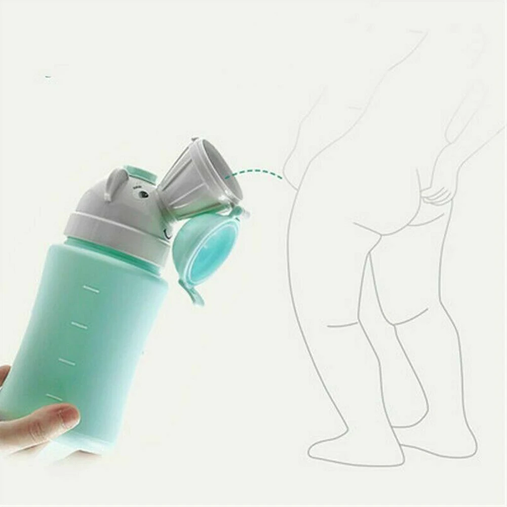 500ML Portable Baby Travel Urinal Pot ABS Kid Portable Urinal Toilet Potty Training Baby Boys Girl Car Travel Supply Hot Sale