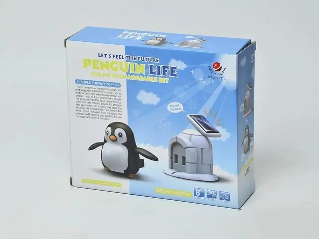 New Toys  solar toys children puzzle game  penguin mini interaction gifts   kids 5