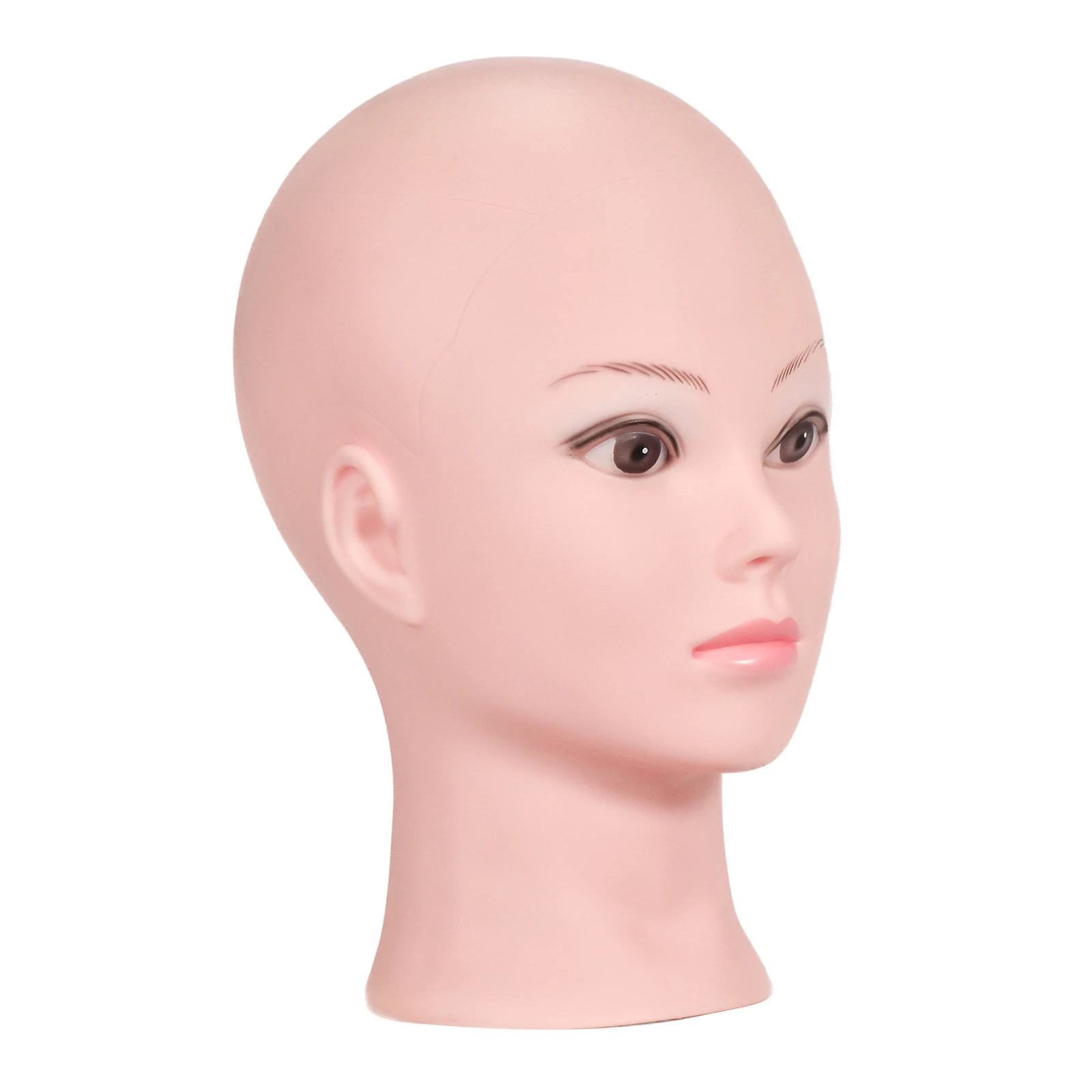 New Female Bald Mannequin Head Manikin Wig Stand Cosmetology Practice Training Manikin Head For Hair Styling Wigs Making