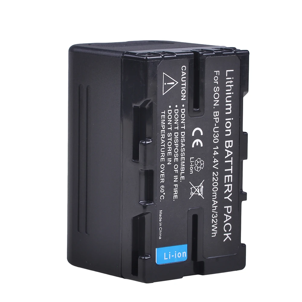 2200mAh BP-U30 BPU30 Battery for Sony BP U30 BP-U60 BP-U90 PXW-FS5 PXW FS7M2K X160 X180 X200 EX1 EX3 F3 F3K PMW-100 PMW-150 button cell battery