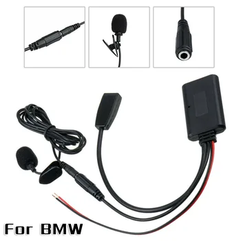 

Black Bluetooth Adapter Cable AUX Microphone For BMW E46 3-SERIES 2002-2006 Accessories E16749