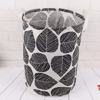 

Waterproof Foldable Canvas Laundry Hamper Bucket with Handles for Storage Bin,Kids Room,Home Organizer,Nursery Storage,Baby Hamp