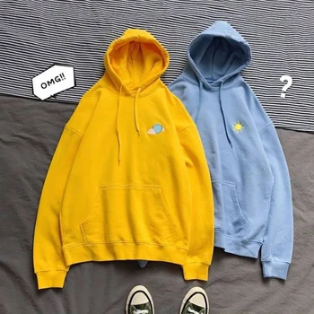 

Ladies Fashion Hoodie Women Solid Color Printed Sun Hoodie Sportswear Sweatshirt Long Sleeve Casual Sportswear Coat