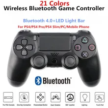 Wireless Bluetooth PS4 Controller Game Joystick 6-Axis Dual Vibration Gamepad For Playstation 4 PS3 PC Laptop Mobile Phone iPad