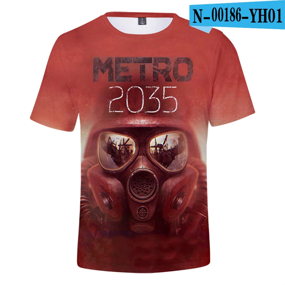 3D t shirts Harajuuku игра метро футболка Exodus Для мужчин/Для женщин Забавные футболки о том, что студентам как Metro Exodus футболки детская футболка 110-4XL - Цвет: 3D t shirts