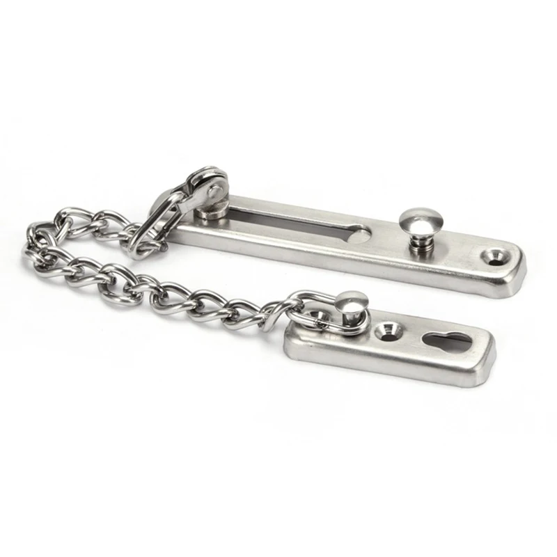 Anti-Theft Door Chain Lock Home Security Guard Bolt Latch Stainless Steel Anti-theft chain practical 200mm