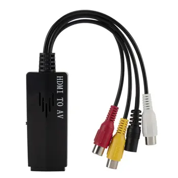 

High Definiton Hdmi To Av Cable Suitable For Xiaomi For Damai Box High Definiton Interface To Old Tv Three-Color Converter