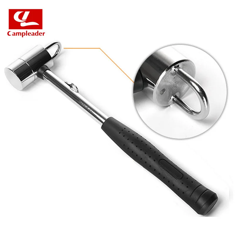 

Outdoor Camping Multi-functional Iron And Steel Hammer Escape Safe Hammer Steel Hammer zhang peng chui Iron And Steel to Hammer