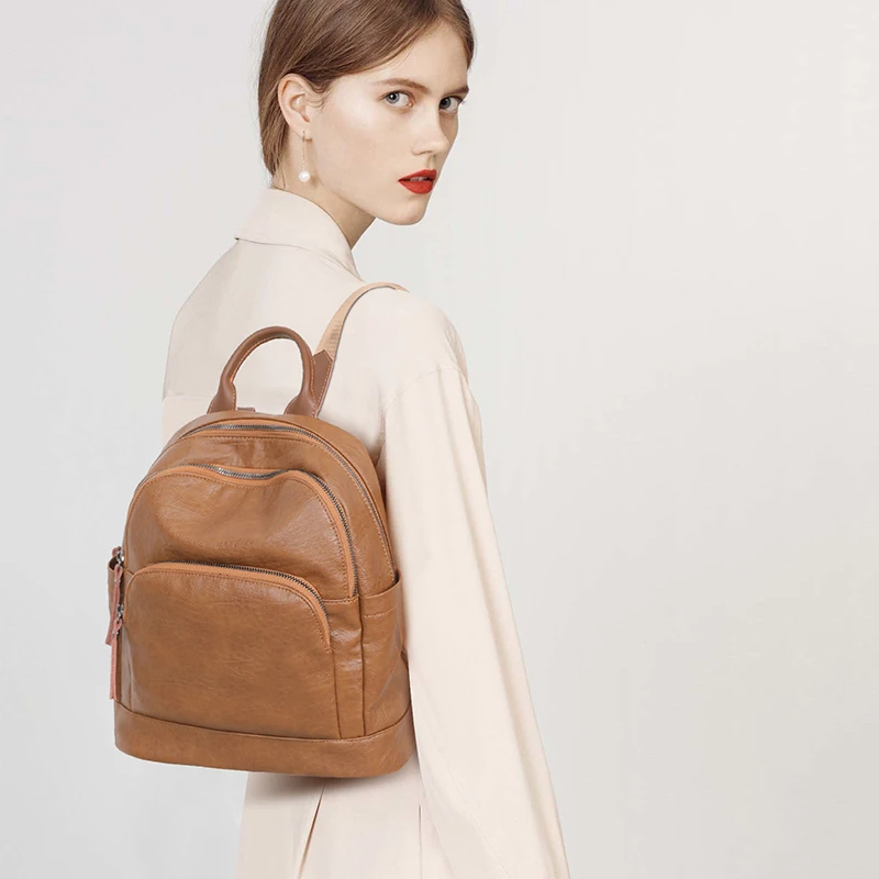 Новинка весны 2019 женские рюкзаки из искусственной кожи в европейском стиле сумка