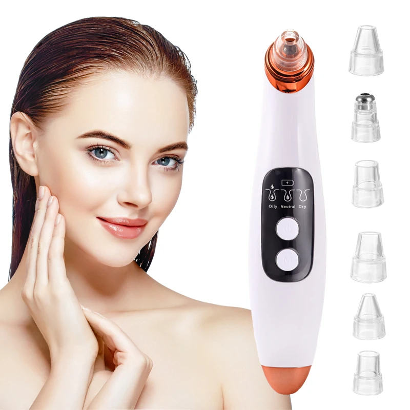 

Blackhead Remover Vacuum Suction Face Black Head Remover Facial Pores Cleaner Skin Care Tools Electric Acne Remover Machine