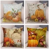 Colorful Watercolor Pumpkin Pillow Case Super Soft Short Plush 45*45cm Decor Plant Cactus Cushion Cover for Car Sofa Pillowcase ► Photo 2/6