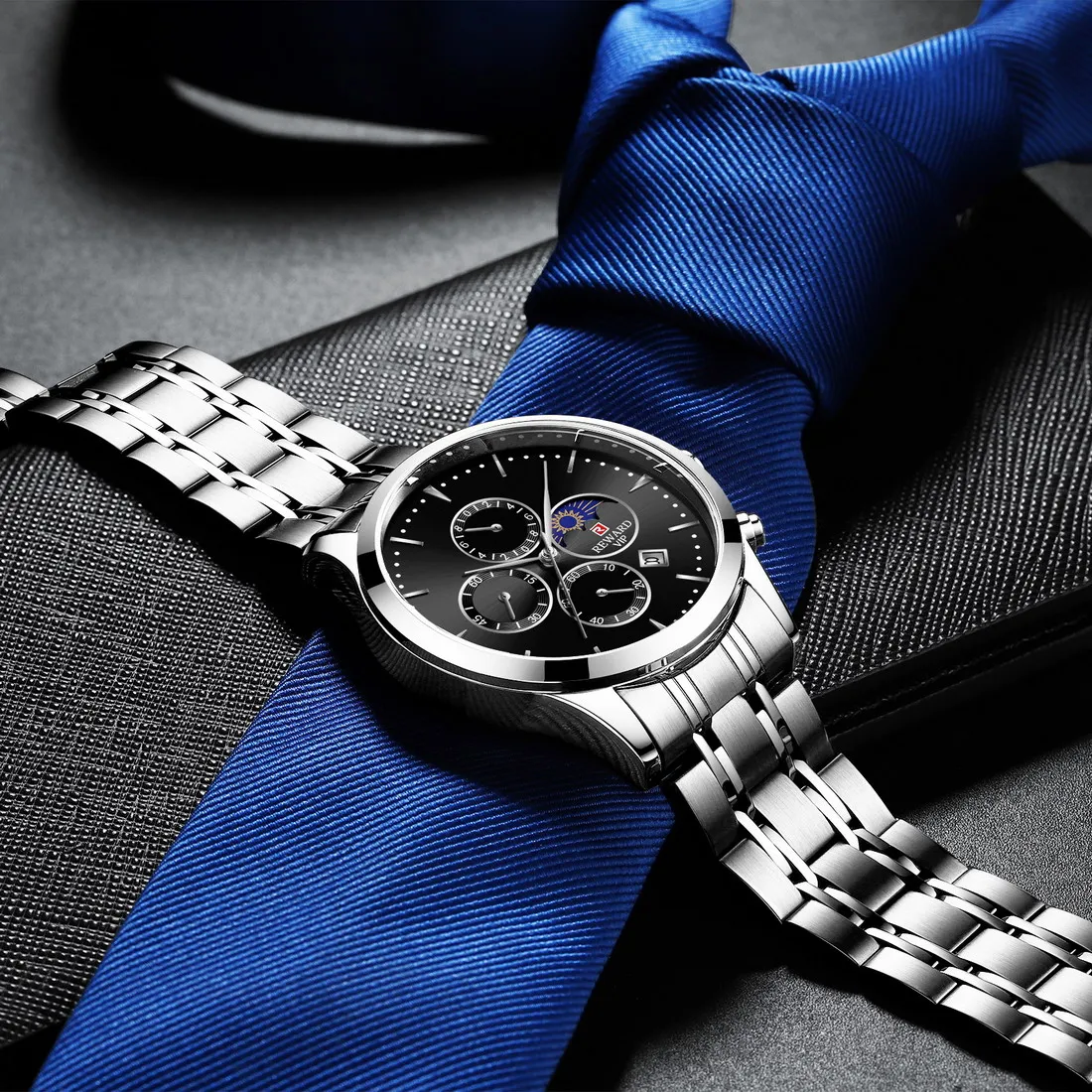 Мужские Аналоговые модные водонепроницаемые кварцевые часы с хронографом, мужские спортивные повседневные наручные часы Relogio Masculino