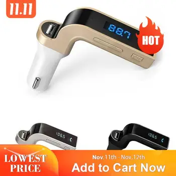 

Bluetooth car kit hands-free FM transmitter radio MP3 player USB Charger 2020