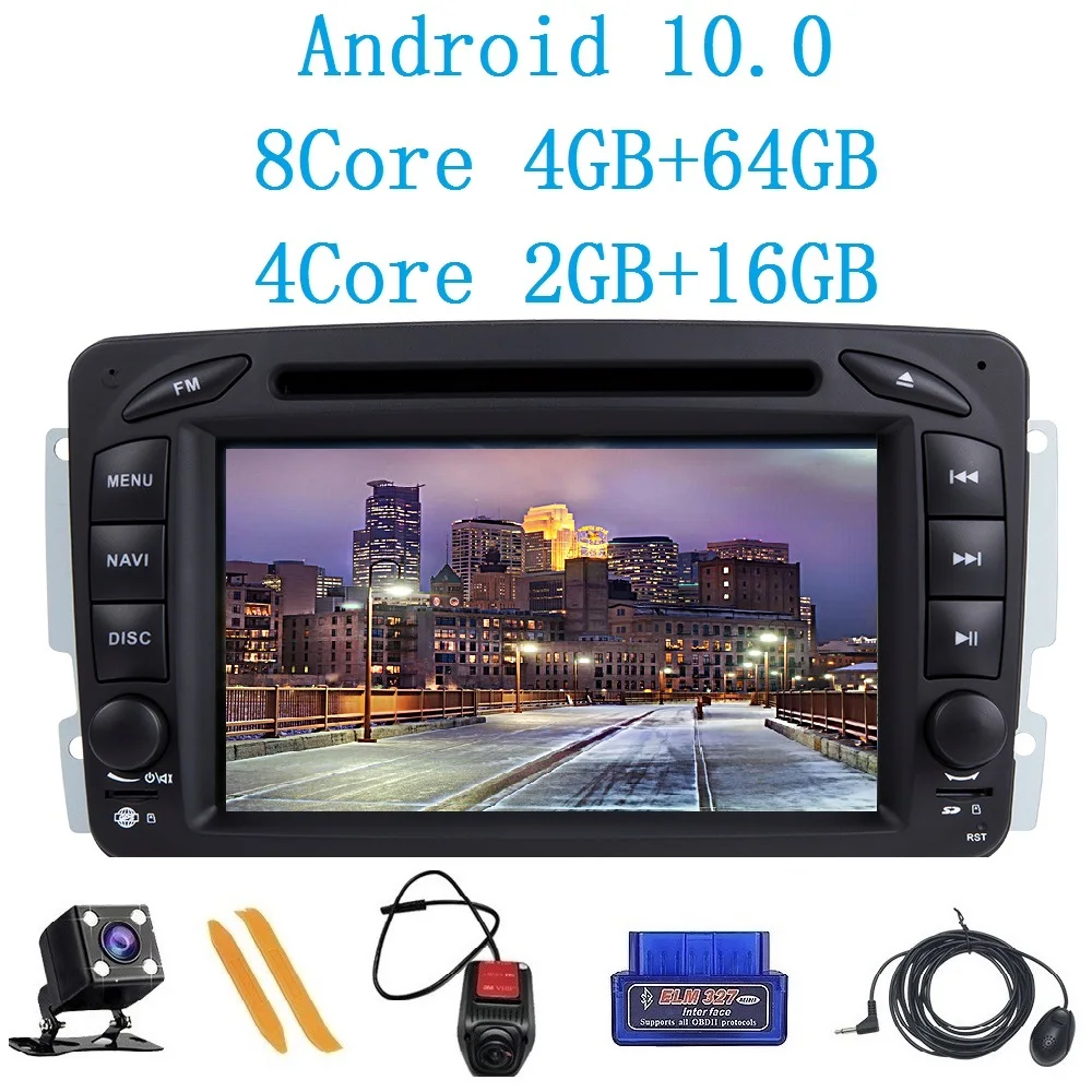 Автомобильный мультимедийный проигрыватель ZLTOOPAI для Mercedes Benz CLK W209 Vito W639 GPS
