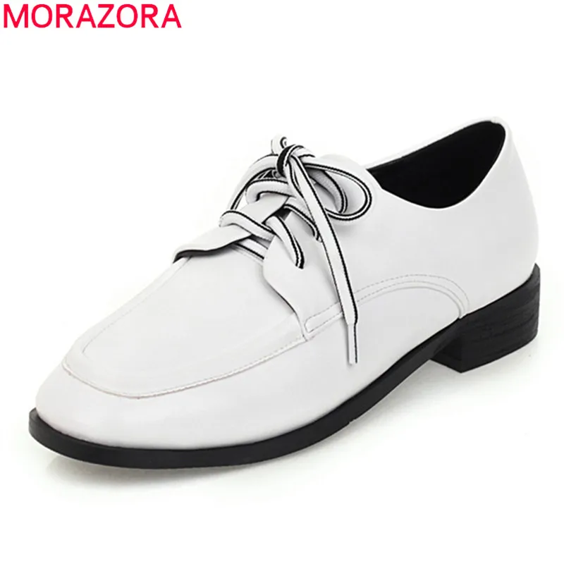 MORAZORA/большие размеры 33-45 2020 г. Новая модная повседневная обувь женская простая на