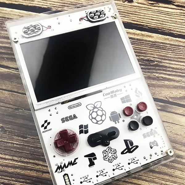 5,0 дюймов ips экран портативная консоль для Raspberry Pi Ретро игры плеер встроенный Более 11000 игр видео игровая консоль(США штекер
