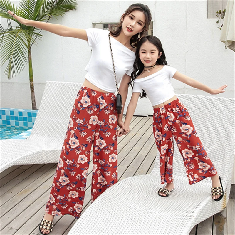 mother floral pants