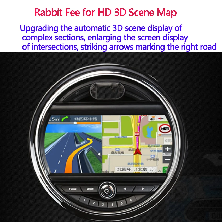 Cheap Car radio Android multimedia player For BMW Mini 2015-2017 9 inch touch screen GPS Carplay /2G+32G 5