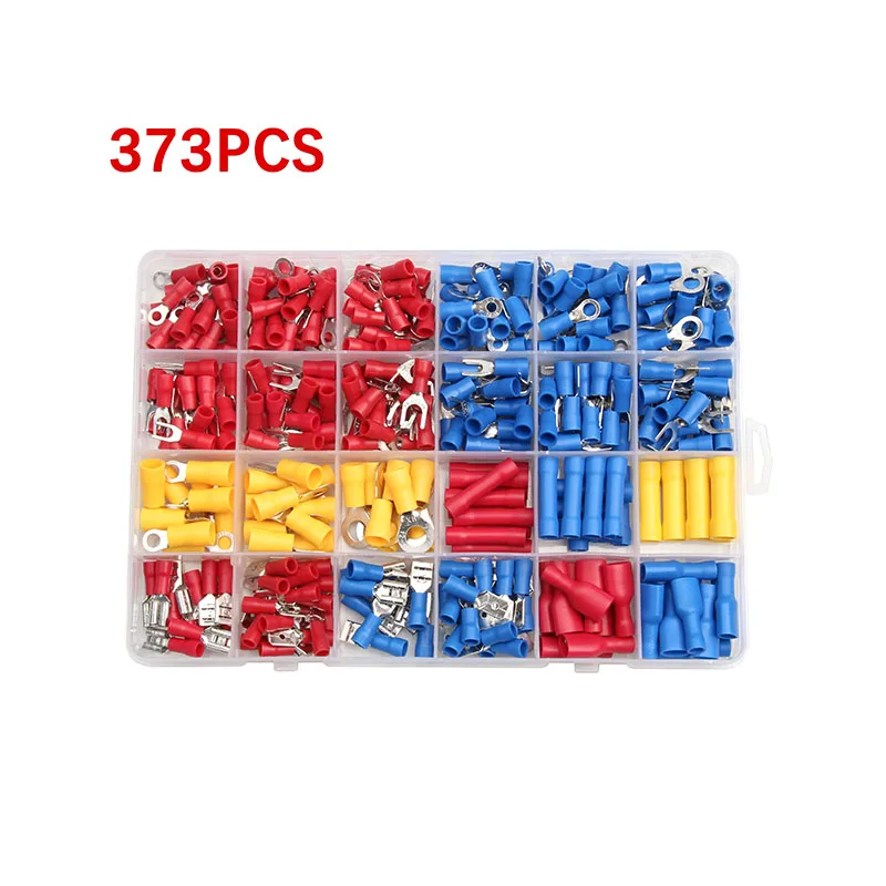 Wire Connector 25x Crimp Ring Terminal,16~14AWG Blue #4 27AMP