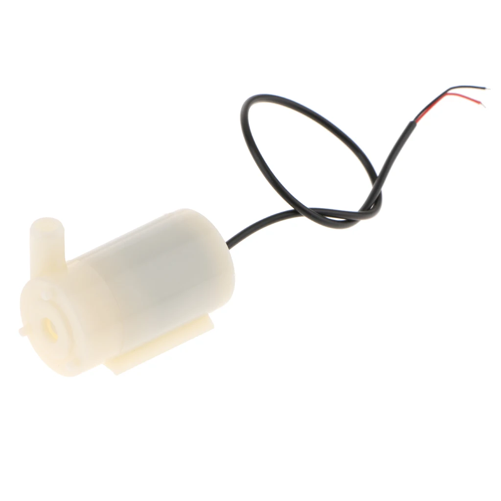 Low Noise Submersible Pump, Mini Micro Water Pump DC 3-5V, Mobile Phone Charger or USB Drive (1.2-1.6L/Min)