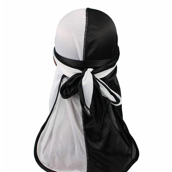 

Chinlon Fabric Durag Cap With Long Tail Outdoor Sports Du-Rag Headwear Hair Decor Silk Satin Braid Pirate Hat Elastic Toe Cap​