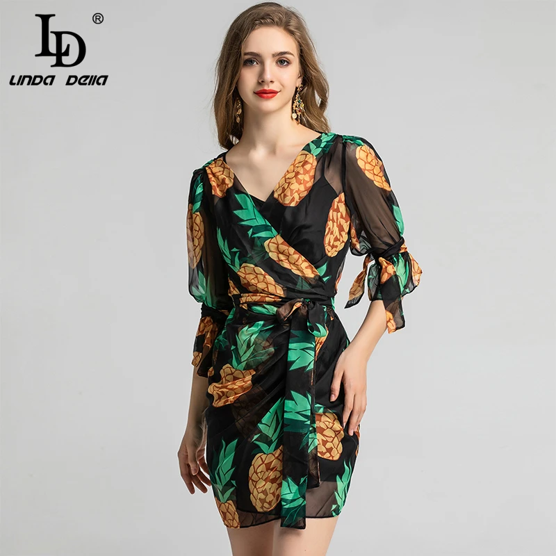 pineapple summer dress