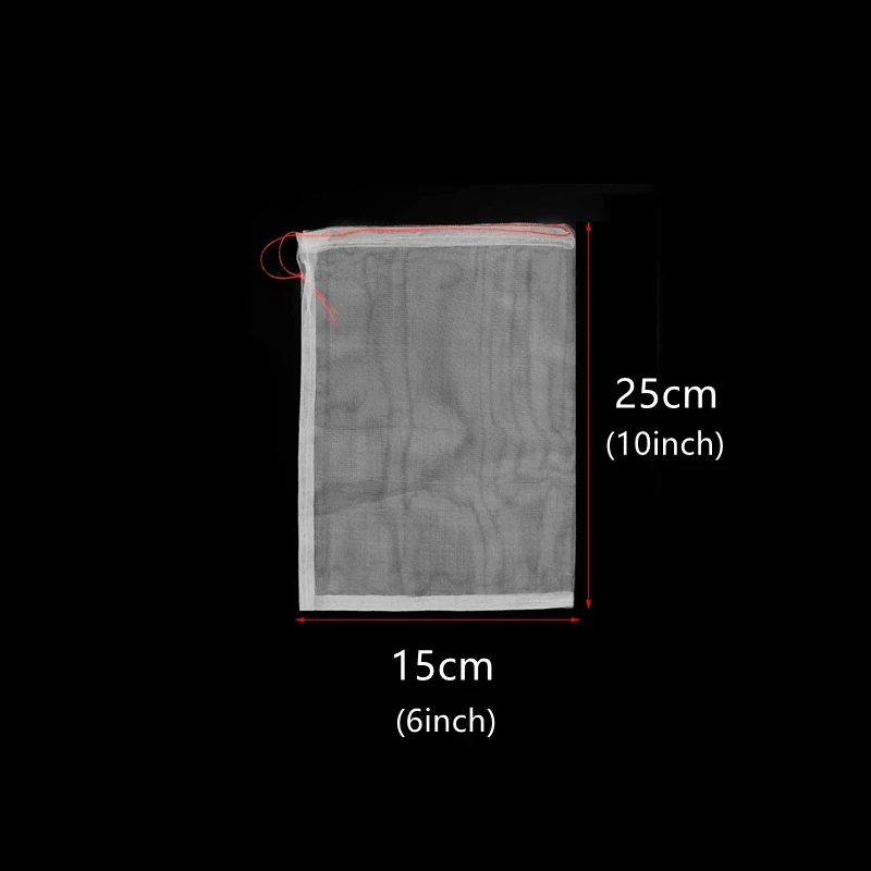 50 Pcs Fruit Bag Protection Insects Bug Net Barrier Bag Mesh Fruit Tree Protection Bags for Tomatoes Apples Grapes Grow Bags 
